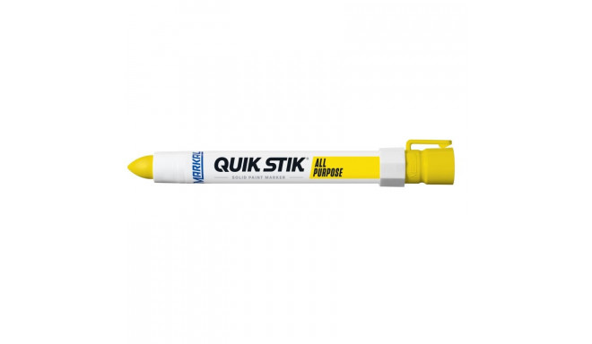 Solid paint marker Markal Quik Stik Paintstik 17mm, yellow