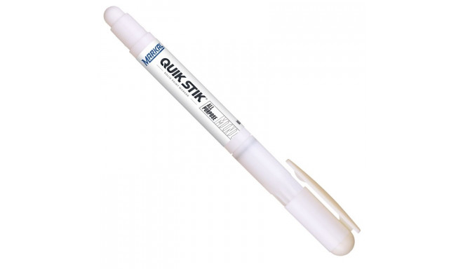 Īsta krāsas marķēšanas zīmulis MARKAL QUIK STIK Paintstik MINI 6 mm , balts