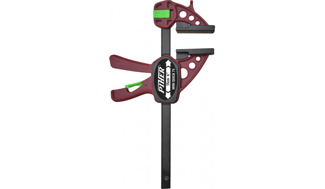 One hand Mini Quick clamp 5,5x15cm max 75kg