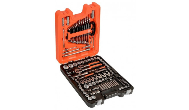 Socket and spanners set 1/2", 1/4" and 3/8 138 pcs