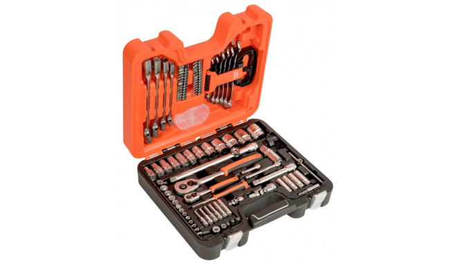 Bahco padruni- ja lehtsilmusvõtmete komplekt – 94 osa, 1/4" ja 1/2", kõrgsulamist teras, kiirvabastu