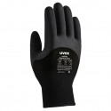 Töökindad külma ilma jaoks, Uvex Unilite Thermo Plus, mustad, suurus 9 (10 tk)