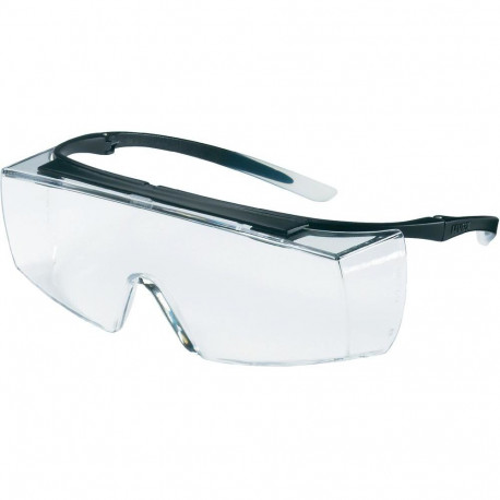 Safety glasses Uvex Super f OTG, clear panorama lens, supravision sapphire (anfi scratch on both sid