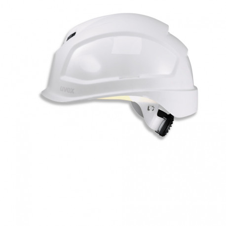 Safety helmet Pheos B-S-WR, White, variable front/back ventilation, 55-61 cm. Textile harnes of 6 st