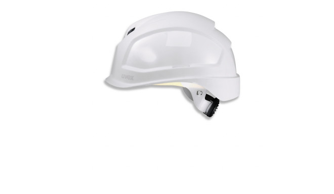 Safety helmet Pheos B-S-WR, White, variable front/back ventilation, 55-61 cm. Textile harnes of 6 st