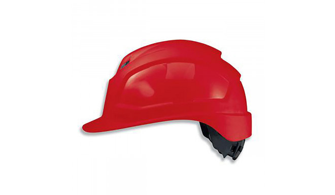 Kiiver Uvex Pheos IES, punane, reguleeritava ventilatsiooniga, 55-61 cm. kaitseprillide adapter, pin