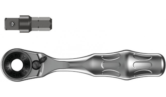 Wera 8001 A Zyklop mini 1/4" otsaku narrevõti + 1/4" padrunvõtmete adapteriga