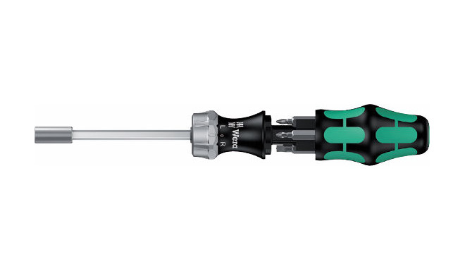 Wera Kraftform Kompakt 27 RA 1 narrega kruvikeeraja + 6 otsakut (PZ, PH, SL)