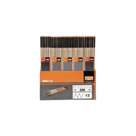 Bahco tollipulk WR2 – kokkupandav, 2 m, puidust, ETIM EC000143