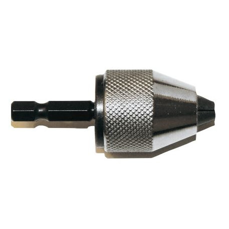 Tivoly chuck for electric screwdriver – adjustable Ø0.5 to 6 mm, HEX 1/4" shank, compact design