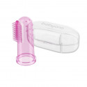 Baby toothbrush and gum massager,pink