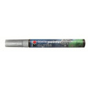 Marker tekstiilile glitter 3mm 582 silver