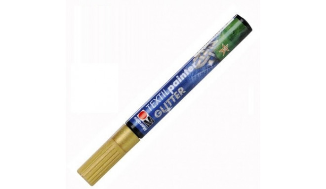 Marker tekstiilile glitter 3mm 584 gold