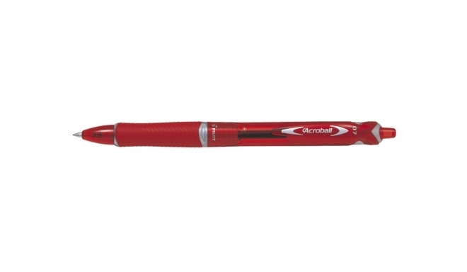 Pastapliiats Pilot Acroball plastik BeGreen, F 0,7mm, punane