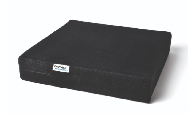 Kõrgenduspadi Comfortex 2050, kandiline: 40x40x5,0cm, kasutaja kaal kuni 70kg/ must velvet