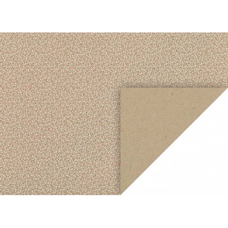 Käsitöökartong 50x70cm 220g Natural Oks valge/punane, Heyda