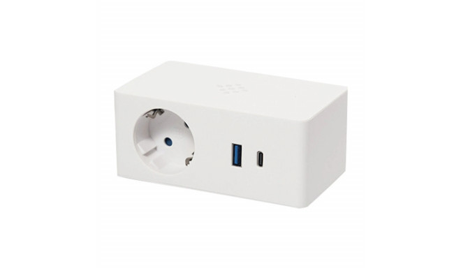 Laadimisjaam VersaQ laua külge kinnitatav: 1 pistikupesa+1 USB 5V ( 2 ports A+C )+juhtmevaba laadija