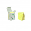 Märkmepaber iseliimuv Post-it 653 Recycled Notes, 100% taaskasutatud paber, kollane 38 x 51mm (pakis