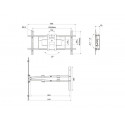 Multibrackets MB-6881 TV Wall Mount Bracket for TVs up to 90" / 60kg