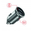 Swissten Metal Premium Car charger 2 x USB / 4.8A