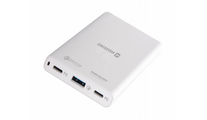 Swissten Travel Charger Notebooks and MacBook / 60W / PD3.0 / QC3.0 / PPS