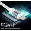 Swissten MFI Textile Fast Charge 3A Lightning Data and Charging Cable 2.0m