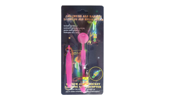 Michel Toys 512401 Helicopter rocket toy / LED / Assorted colors