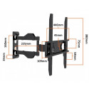 Lamex LXLCD100 TV swivel wall bracket for TVs up to 55" / 30kg