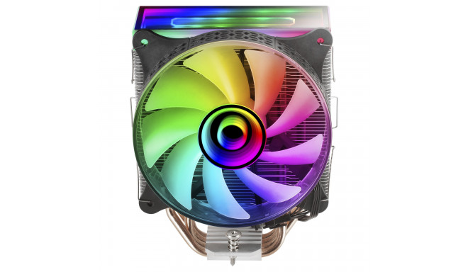 Mars Gaming MCPU-VR CPU Cooler Dual Infinity Mirror ARGB 180W 120mm Dzesētājs procesoram