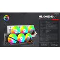 Mars Gaming ML-ONE360 CPU Liquid Cooling FRGB Ūdens dzesēšana procesoram