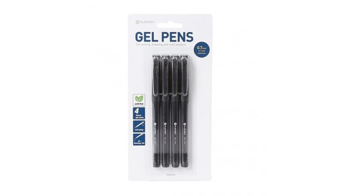 Platinet PWGP4B Pildspalvas gēla komplekts 4gb. Melns
