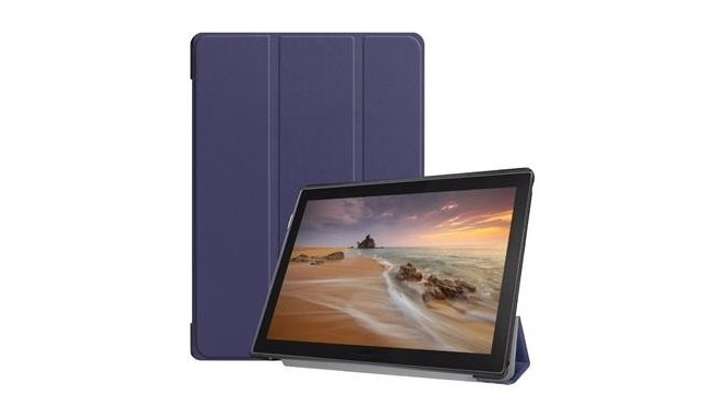 Tactical Book Tri Fold Case For Tablet Apple iPad Pro 12.9" (2020) Blue
