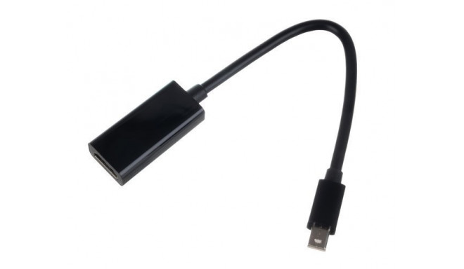 RoGer Adapter to Transfer mini DP to HDMI Black