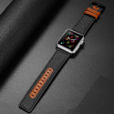 Dux Ducis kellarihm Canvas Leather Apple Watch 38/40mm, must/pruun