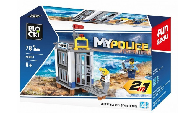 Blocki MyPolice Prison / KB0651 / Constructor with 78 parts / Age 6+