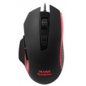 Mars Gaming MM018 Spēļu Pele ar Papildus Pogām / RGB / 4800 DPI / USB / Melna