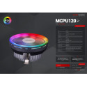 Mars Gaming MCPU120 CPU Cooler RGB 12cm Dzesētājs procesoram