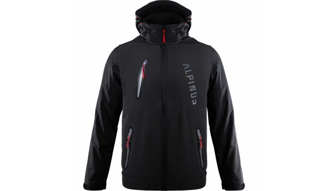 Kurtka męska softshell Alpinus Denali czarna BR43381
