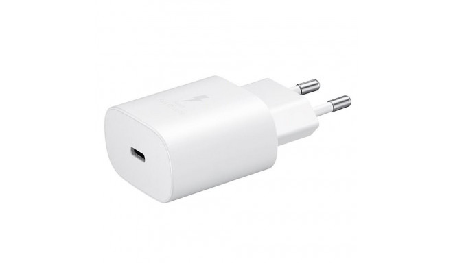 SAMSUNG original charger Type C + cable Type C to Type C PD 3A 25W EP-TA800XWEGWW white blister