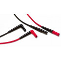Testrijuhtmed 1000V, 10A, 1.5m, CAT3 must/punane