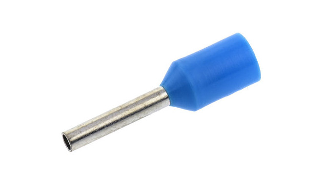 Juhtmehülss 0,25mm², isoleeritud, helesinine, L=6mm