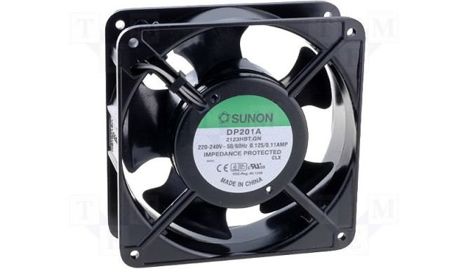 SUNON DP201A2123HBT.GN Ventilaator 230VAC 120x120x38 45dB 148m3/h kuullaager