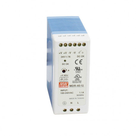 Toiteplokk DIN-liistule 40W 12V 3.33A