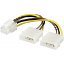 2 x 5.25 plug > PCI Express 6 p