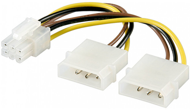 2 x 5.25 plug > PCI Express 6 p