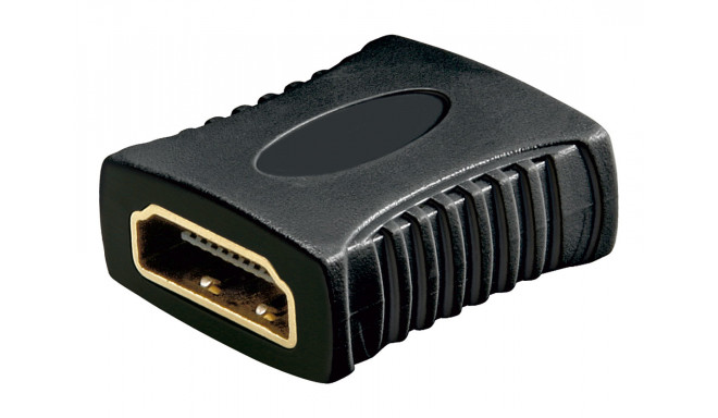 Adapter HDMI (F) - (F), kullatud kontaktid