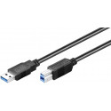 USB 3.0 kaabel A - B 3.0m, must