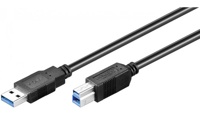 USB 3.0 kaabel A - B 3.0m, must