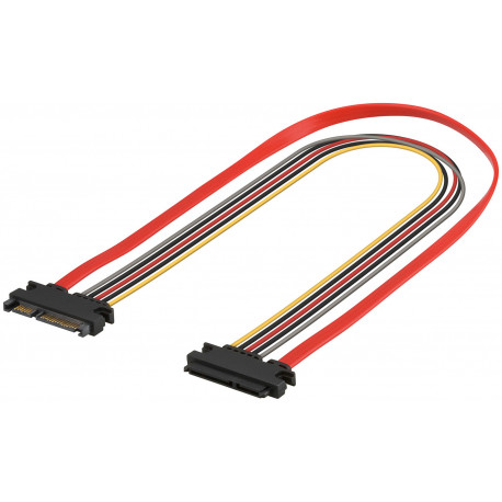 Internal data + power extension cable, 0.5m