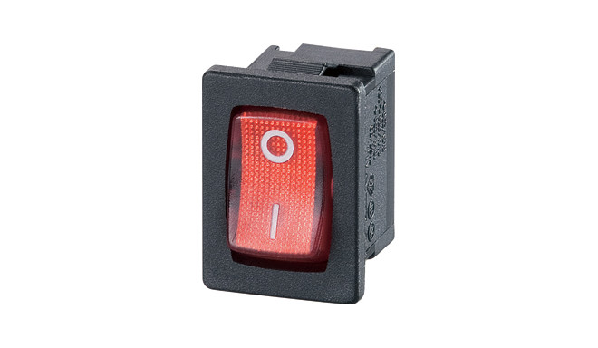 TOGGLE SWITCH.10A 1N ON/OFF RED.